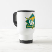 Rugbyaustralien-Känguru Wallaby Reisebecher (Vorderseite Links)