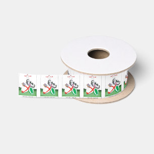 Rugbyballs Englands V Irland - von tony Fernande Satinband