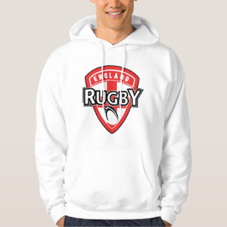 Rugbyballschild-England-Querflagge Hoodie
