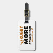 Rugbyentwürfe Gepäckanhänger (Vorderseite vertikal)