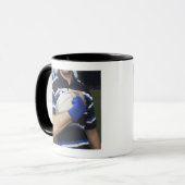 Rugbyspieler mit Ball Tasse (Vorderseite Links)