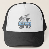 Rugbyvogel der KIWI AZ und silberner Farn