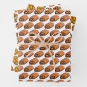 Rugelach Babka Challah Brot Jüdische Bäckerei Lebe Geschenkpapier Set (Beispiel)