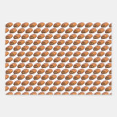 Rugelach Babka Challah Brot Jüdische Bäckerei Lebe Geschenkpapier Set (Vorderseite)