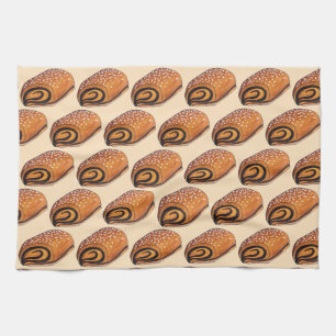 Rugelach Jewish Polish Crescent Roll Pastry Food Geschirrtuch