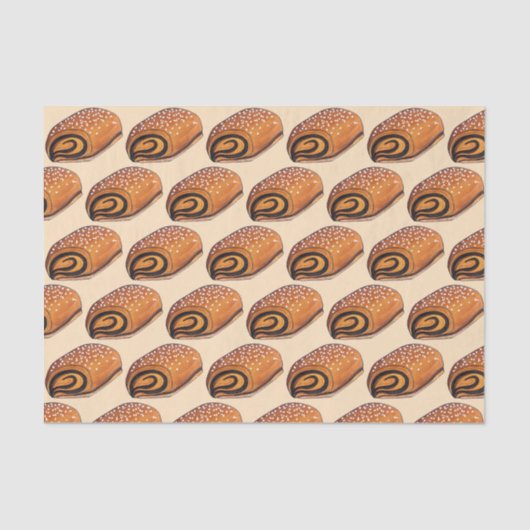 Rugelach Jewish Polish Crescent Roll Pastry Food Seidenpapier (Vorderseite)