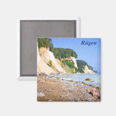 Rügen Chalk Cliffs Magnet (Vorderseite/Rückseite)