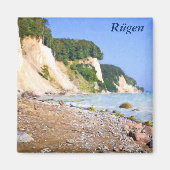 Rügen Chalk Cliffs Magnet (Vorne)