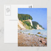 Rügen Chalk Cliffs Postkarte (Vorne/Hinten)