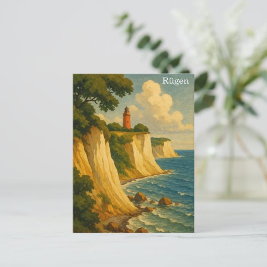 Rügen Germany Baltic Sea Travel Postkarte (Stehend Vorderseite)