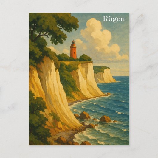 Rügen Germany Baltic Sea Travel Postkarte (Vorderseite)