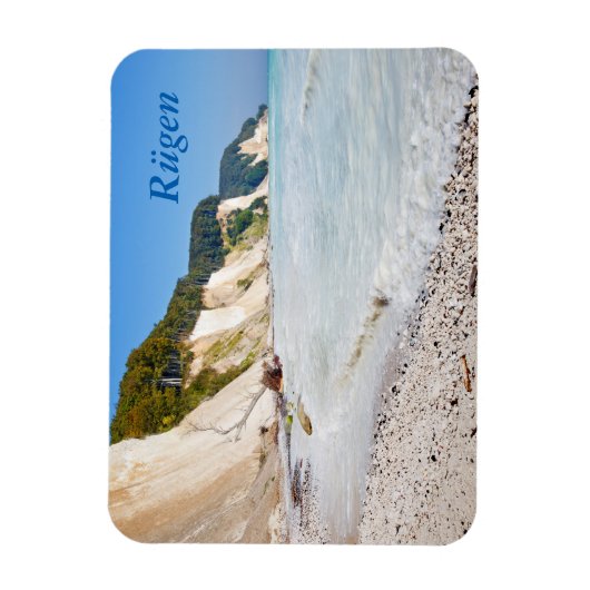 Rügen Kreideküste Magnet (Vertikal)