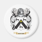 Ruger Coat of Arms (Familienwappen) Magnet (Vorne)