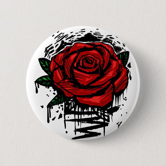 Rugge Rose Button (Vorderseite)
