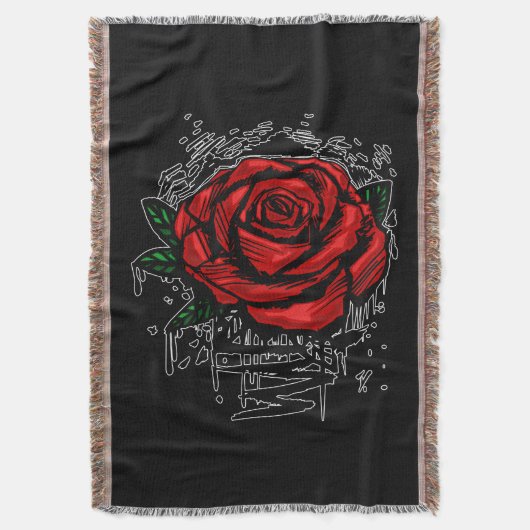 Rugge Rose Decke (Vorderseite Vertikal)