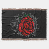 Rugge Rose Decke (Vorderseite)