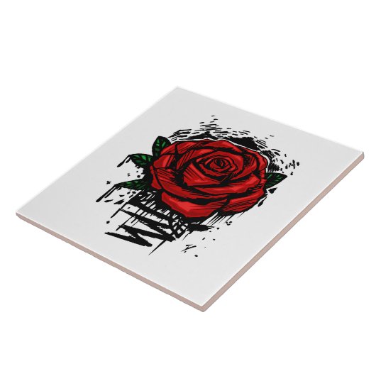 Rugge Rose Fliese (Seite)