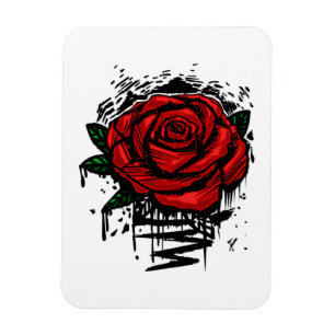 Rugge Rose Magnet