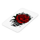 Rugge Rose Magnet (Linke Seite)