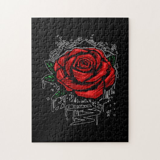Rugge Rose Puzzle (Vertikal)
