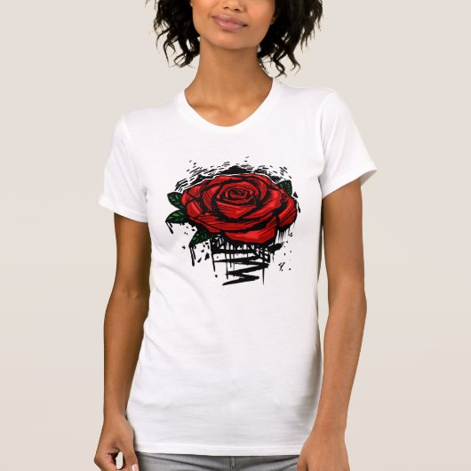 Rugge Rose T-Shirt (Vorderseite)