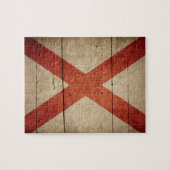Rugged Alabama Flag Puzzle (Horizontal)