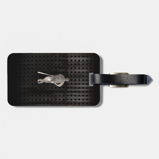 Rugged Baseball Gepäckanhänger (Rückseite horizontal)