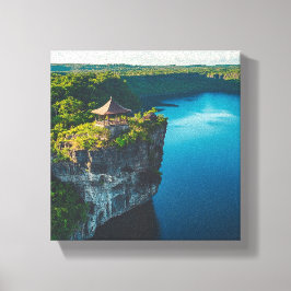 Rugged Beauty: Eine Halbinsel im Rand Leinwanddruck