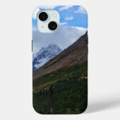 Rugged Blue Mountain View iPhone Case (Rückseite)