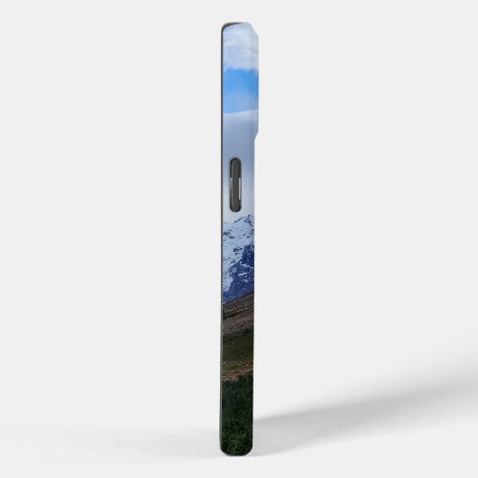 Rugged Blue Mountain View iPhone Case (Rückseite / Rechts)