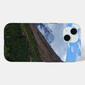 Rugged Blue Mountain View iPhone Case (Rückseite (Horizontal))