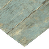 Rugged Blue Planks Lumber Kurzer Tischläufer (Ecke)