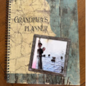 Rugged Blue Planks Planner Notebook Planer