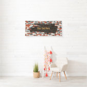 Rugged Brown Camouflage Long Banner (Insitu)