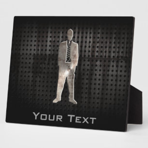 Rugged Business Anzug Fotoplatte