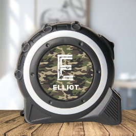 Rugged Camouflage Monogram Kids Name Maßband