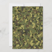 Rugged Camouflage Truck Driver Camouflage Cool Geb Einladung (Rückseite)