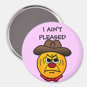 Rugged Cowboy Grumpey Magnet (Vorderseite/Rückseite)