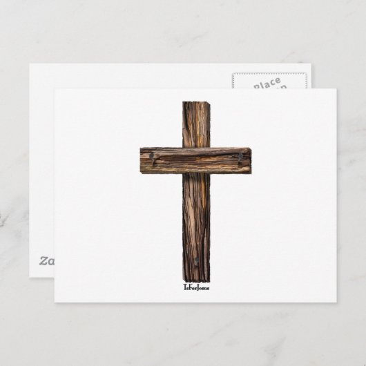 Rugged Cross Postkarte (Vorne/Hinten)