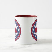 Rugged Cross USA 1776-2026 Tasse (Zentrum)