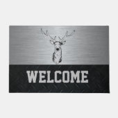 Rugged Deer Welcome Mat for Men Fußmatte (Vorderseite)