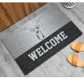 Rugged Deer Welcome Mat for Men Fußmatte