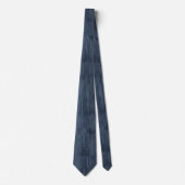 Rugged Denim Look Men's Neck Tie Krawatte (Vorderseite)