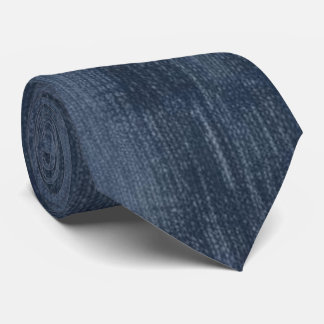 Rugged Denim Look Men's Neck Tie Krawatte
