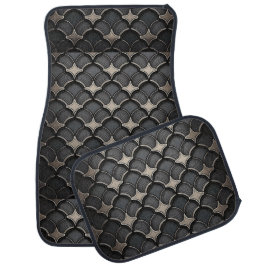 Rugged Elegance: Abstrakt für den modernen Mensche Autofußmatte