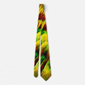 Rugged farbig von rot bis gelb, ein wenig grün krawatte (Rückseite)