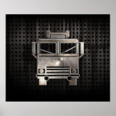 Rugged Fire Truck Poster (Vorne)
