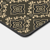 Rugged Gaming Brown Geometric Pattern Schreibtischunterlage (Ecke)