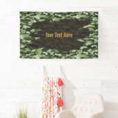 Rugged Green Camouflage Personalisiert Banner (Insitu)