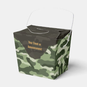 Rugged Green Camouflage Personalisiert Geschenkschachtel